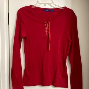 Dockers red long sleeve shirt size Medium